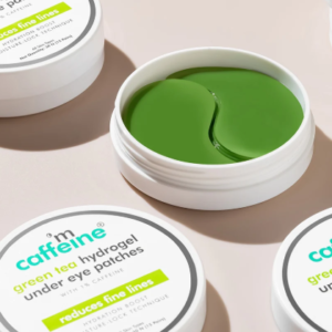 Green Tea Hydrogel Under Eye Patches with 1% Caffeine (15 Pairs)